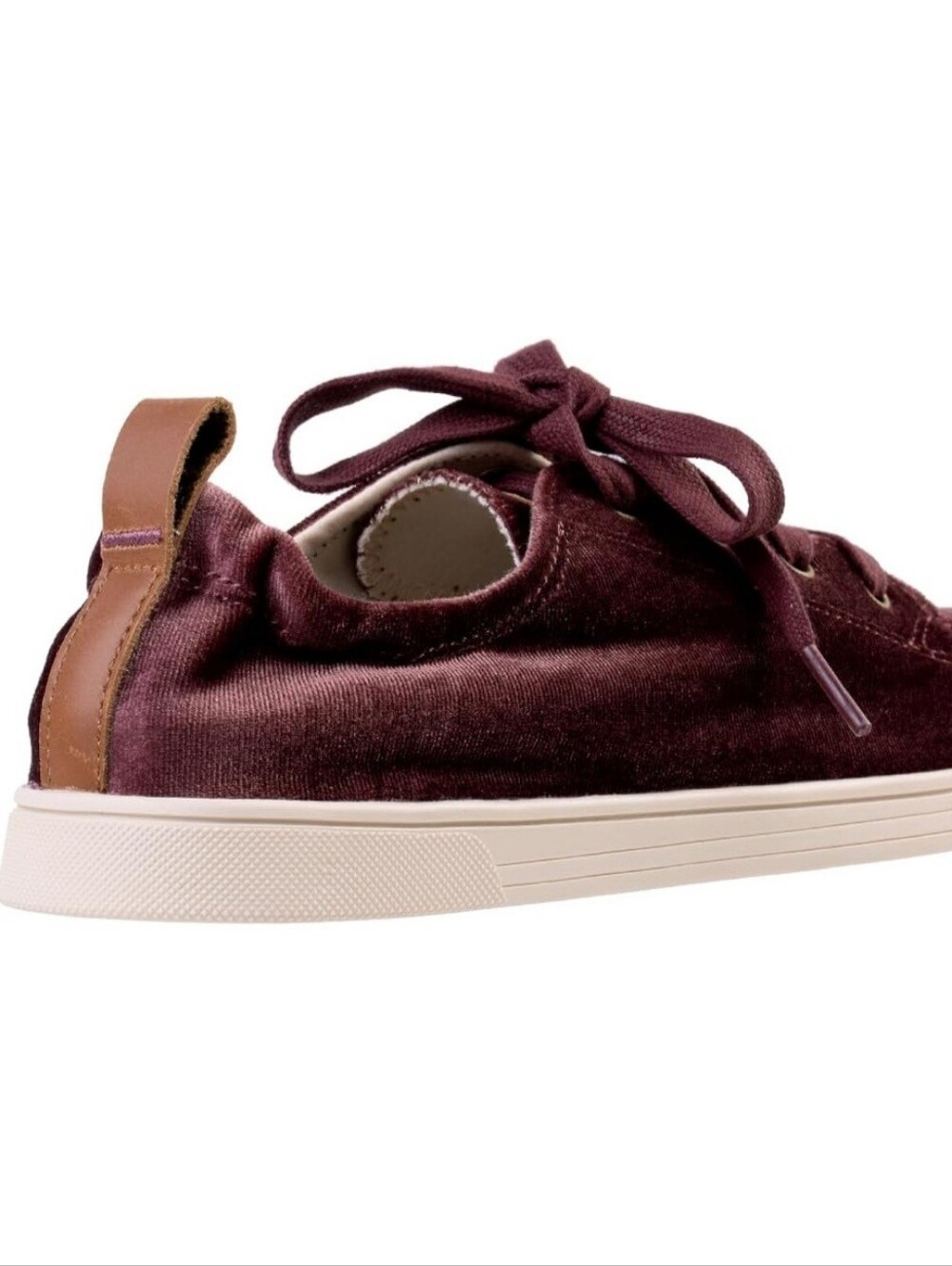 Revitalign Velvet Low-Top Sneakers Grape NEW - Picture 6 of 14